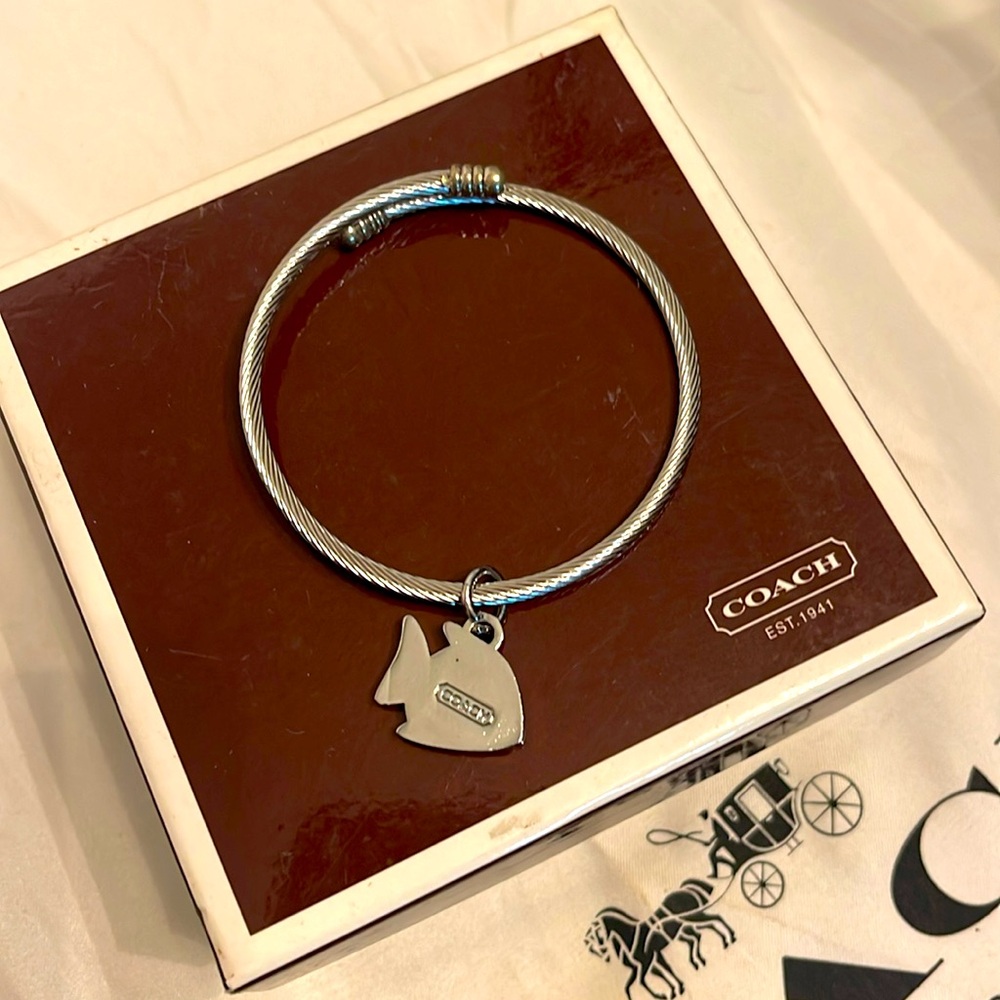 Coach Silver Fish Charm Bracelet - Picture 3 of 5